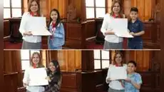 Corte de La Libertad premia talento infantil y resalta la importancia de la navidad con concurso de dibujo