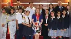 Módulo Judicial Integrado de La Libertad premia a estudiantes de secundaria por promover la no violencia
