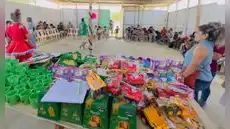 Jueces y personal del Módulo PCALP compartieron la alegría de la Navidad con niños y niñas de Castilla