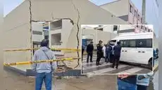 Lambayeque: combi se estrella contra colegio y escolares se salvan de milagro