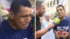 ¡Lo encontraron! Vendedor de caramelos recibe apoyo tras conocerse que ahorraba meses para comprar un pavito