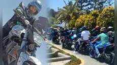 Arequipa: motociclistas dan último adiós a joven que habría sido asesinado; el sospechoso está detenido