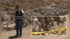 Arequipa: hallan restos humanos durante obras en zanjas en zona periférica