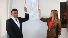 Presidenta de la Corte de La Libertad inaugura remodelación total del techo de la sede judicial de Ascope