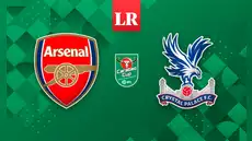¿Dónde ver Arsenal vs Crystal Palace EN VIVO por cuartos de final de la Carabao Cup 2025?