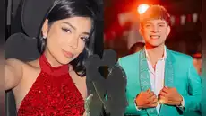 Cielo Fernández de Corazón Serrano y Axel Medina de La Única Tropical fueron captados besándose tras negar romance