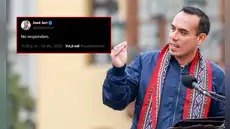 "No responden": José Jerí contestó así a mensaje que pedía ayuda para paciente de Essalud