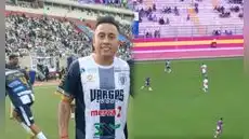 Christian Cueva volvió a jugar con Alianza Lima en 'Duelo de Leyendas' y sorprendió con fina asistencia