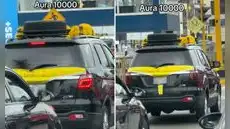 Conductor peruano causa sensación al colocar ‘ropa interior’ amarilla a su auto: “Perú ganándole a la IA”