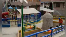 San Martín de Porres retoma obra abandonada y avanza con primer parque en la historia del cerro La Milla: juegos, iluminación y áreas verdes