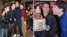 Antonio Pavón es sorprendido con serenata de cumpleaños por su novia e hijo: "Por más aventuras juntos"