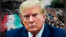 Trump analiza intervención militar en Teherán e Irán responde que está "totalmente preparado" para una guerra