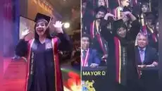 Egresada de San Marcos celebra su graduación bailando k-pop y se vuelve viral: "Decidió ser feliz"