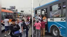 Así amanece Lima y Callao durante paro de transportistas este 14 de enero: poca presencia de buses en paraderos