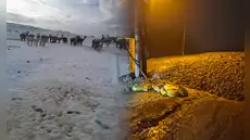 Huaicos y nevadas afectan diferentes zonas de la región Arequipa: cancelan vuelos por neblina