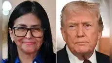 Donald Trump y Delcy Rodríguez hablan sobre Venezuela en extensa llamada: "Creo que todo anda muy bien"
