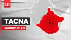 Temblor de magnitud 4,5 remeció Tacna hoy, según IGP
