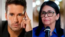 Fernando Carrillo, actor de novelas, asegura que quiere reconquistar a Delcy Rodríguez, presidenta de Venezuela, tras admitir romance: “Algún día”
