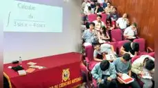 Profesor mexicano deja pensando a alumnos de la UNMSM tras proponer difícil ejercicio en un torneo de cálculo: “Los hice volar”
