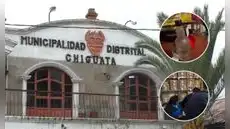Arequipa: graban a funcionarios de la Municipalidad de Chiguata en presunto estado de ebriedad dentro de oficinas