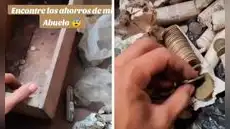 Encuentra los ahorros de su abuelo, pensó que era una fortuna, pero queda en shock al ver que eran monedas con 50 años de antigüedad