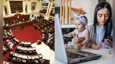 Congreso impulsa teletrabajo para madres y padres con hijos menores de un año