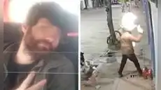 Atrapan a extranjero de nacionalidad checa acusado de incendiar local de motocicletas en Cusco: fue identificado por quemaduras en sus manos