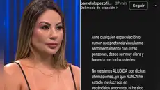 Pamela López responde tras potente mensaje de Christian Cueva en redes sociales: “No me siento aludida” Pamela López responde tras potente mensaje de Christian Cueva en redes sociales: “No me siento aludida”