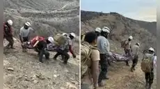 Minero fue rescatado con vida tras permanecer más de 24 horas atrapado en un socavón