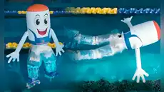 Investigadores chinos crean un robot humanoide capaz de volar, caminar sobre el agua y cambiar de forma: pesa como un gato