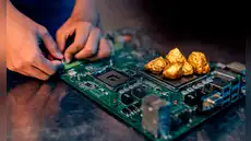 Científicos hallan un método para reciclar dispositivos electrónicos comunes en casa y extraer oro de 22 quilates de ellos