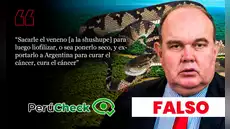 ¿Cura el cáncer el veneno de la shushupe? Lo que dijo López Aliaga es falso 
