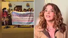 Colectivo LGBTQ realiza plantón en contra de comentarios transfóbicos de San Miguel