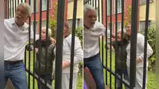 Candidato presidencial en Colombia recibe descarga eléctrica mientras intentaba tomarse un selfie