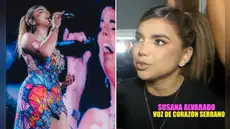 Susana Alvarado confiesa malestares físicos tras más de 10 años como cantante: "Los dolores de espalda son más fuertes"