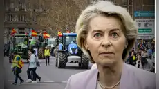 Miles de agricultores con tractores protestan en Madrid contra el acuerdo entre UE y Mercosur: "Consumirán productos de peor calidad"