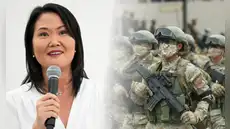 Keiko Fujimori propone que Fuerzas Armadas controlen cárceles y fronteras