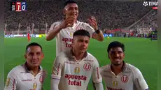 ¡A lo Lamine Yamal! Jugadores de Universitario le pusieron la ‘corona’ a Jairo Concha tras gol frente a Cienciano