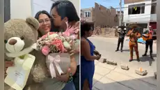 Lis Padilla se emociona hasta las lágrimas al recibir serenata de su novia: "Nuestro primer San Valentín juntas"