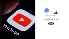 Usuarios reportan caída de YouTube: plataforma muestra error en página principal