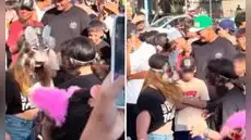 Jóvenes protagonizan insólita pelea therian con duelo de ladridos en plaza de Uruguay