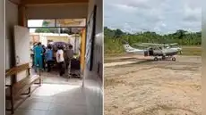 Avioneta de la PNP que trasladaba a detenido por narcotráfico sufre desperfecto rumbo a Pucallpa