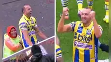 Hernán Barcos marcó sensacional gol de tiro libre y completó su hat-trick