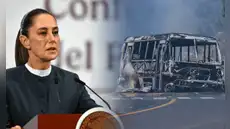 Claudia Sheinbaum llama a la calma ante la ola de violencia en México tras la muerte del líder del Cartel Jalisco Nueva Generación