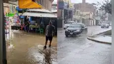 Intensas lluvias colapsan techos de hospitales e inundan sedes policiales y mercados en Chiclayo