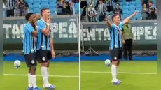 Erick Noriega marcó su primer gol con Gremio frente a Atlético Mineiro: el defensor anotó un golazo de cabeza