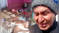 Hombre rompe en llanto al ver su vivienda destruida por huaico en Arequipa: “Todo está enterrado”