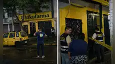 Detonan explosivo en el frontis de la farmacia Inkafarma en la urbanización Monserrate de Trujillo