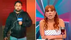Magaly Medina cuestiona en vivo a su reportero por hacer comentario desatinado durante la marcha por Lizeth Marzano: “No están acostumbrados”