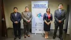Titular y funcionarios de la Corte de La Libertad participan en la reunión anual de presidentes y administradores del Poder Judicial